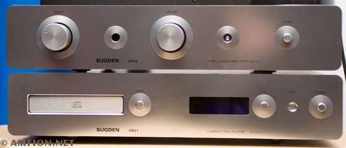 Sugden Sugden A21a versterker (pure klasse A) gecombineerd met de CD21 cd-speler
