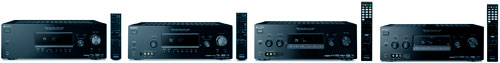 Sony AV receivers op een rij