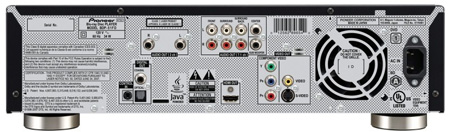 Pioneer Elite BDP-05FD Blu-ray speler - achterkant