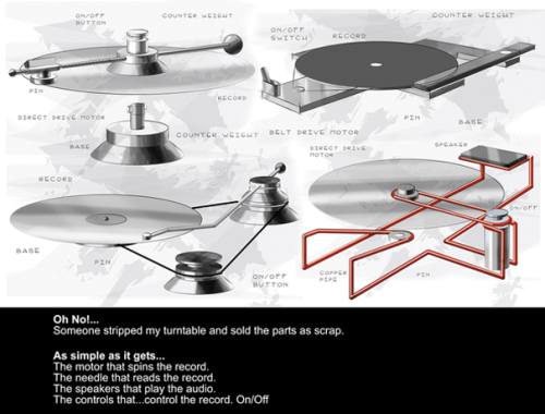 r-d-silver-ontwerp-platenspeler