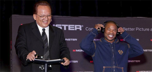 Xzibit tijdens Monster persconferentie